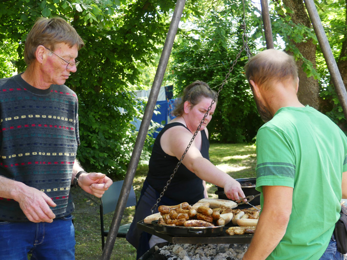 Grill-Team am Familientag