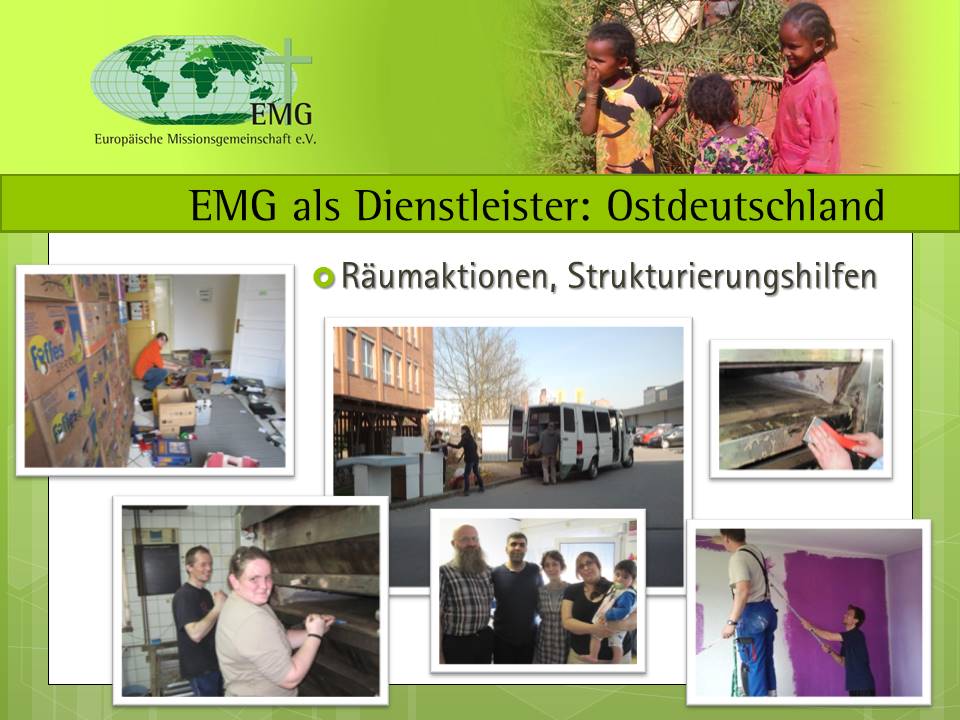 EMG als Dienstleister