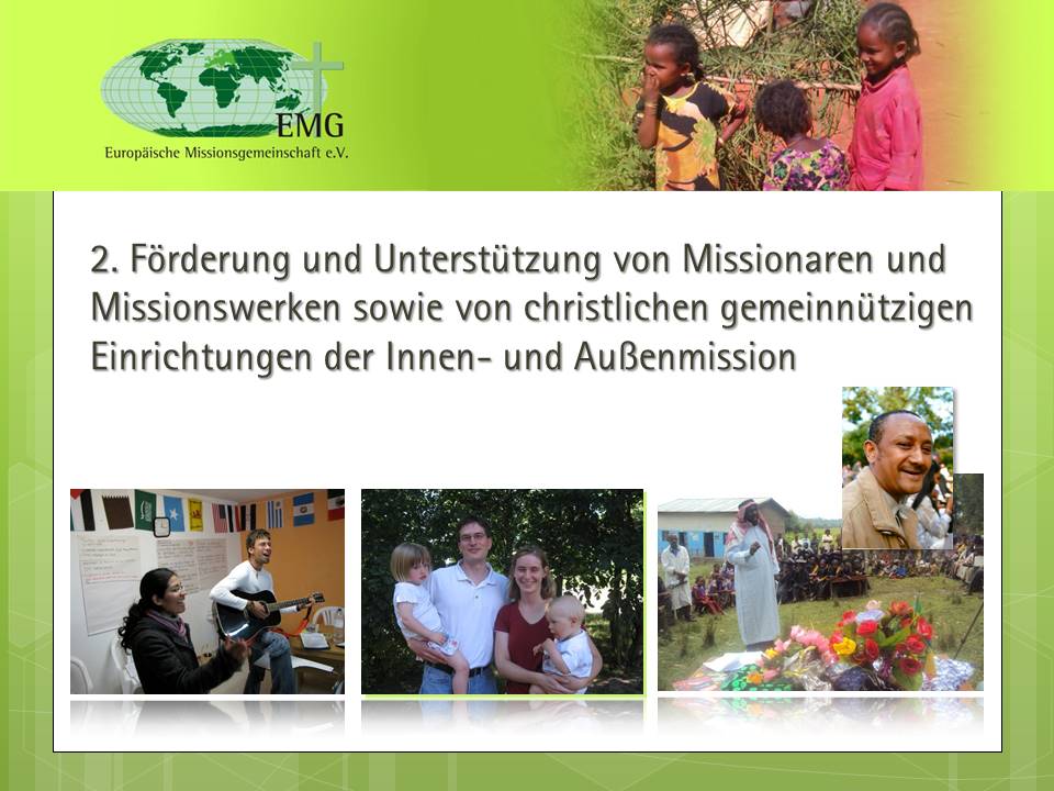 Missionare und Missionswerke unterstützen