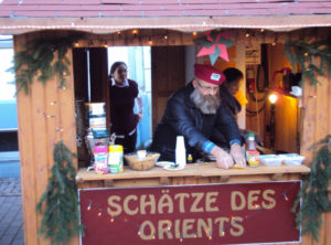 Stand auf dem Weihnachtsmarkt in Penkun 2