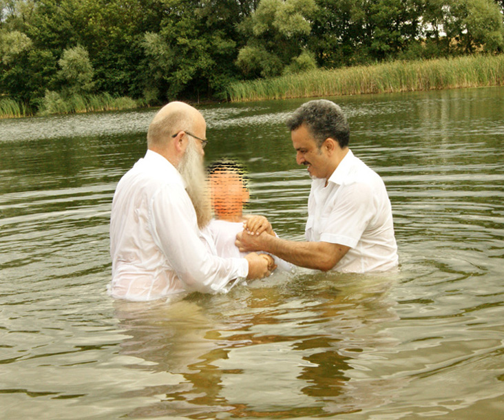 Frank Seidler und Arash bei der Taufe 3