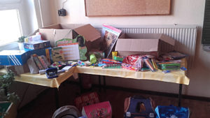 Viele Schulsachen