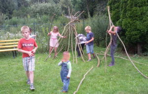 Wir bauen eine Hütte-Kinderfreizeit