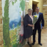 Antonovka - Wandbild mit Olga und Juri